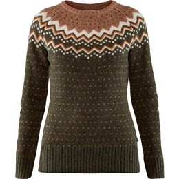 Fjällräven Ãvik Knit Sweater Dame L Grøn Trøjer & sweaters
